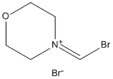 Molecular Structure of 198011-60-8 (4-(bromomethylene)morpholin-4-ium bromide)